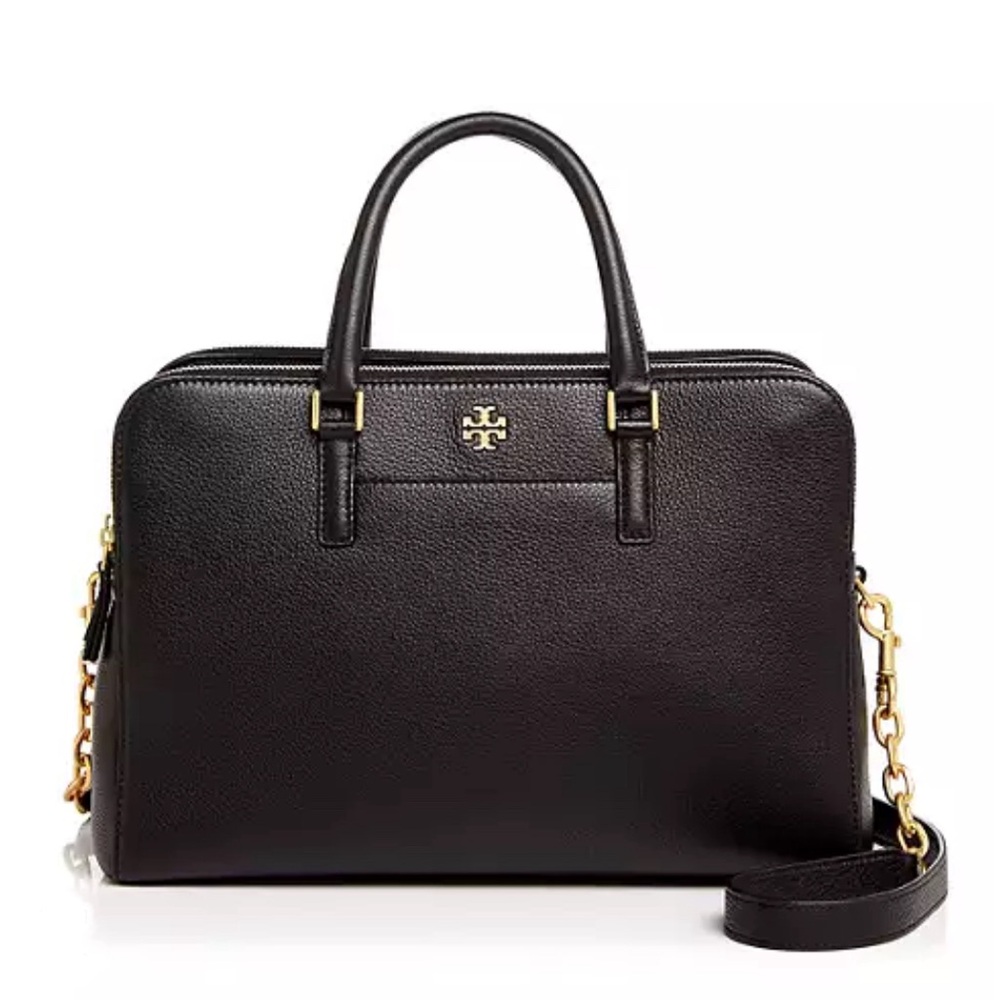 Tory Burch Georgia Double Zip Satchel - Picture 1 of 6